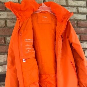 Halfdays Women's Lawrence Insulated Ski Jacket in Orange
